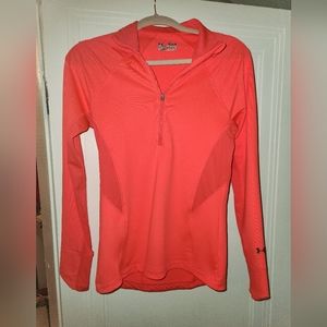 Under Armour semi-fitted long sleeve quarter zip